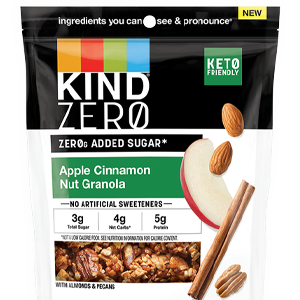 explore zero added sugar granola