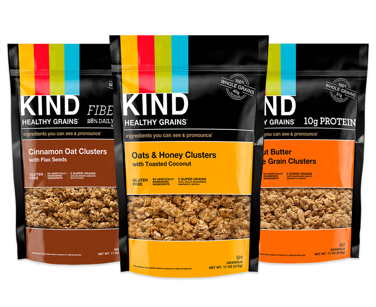 clusters variety 3-pack bags | KIND Snacks