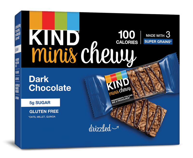 zoom Kapel anders Dark Chocolate Chewy Minis bars | KIND Snacks