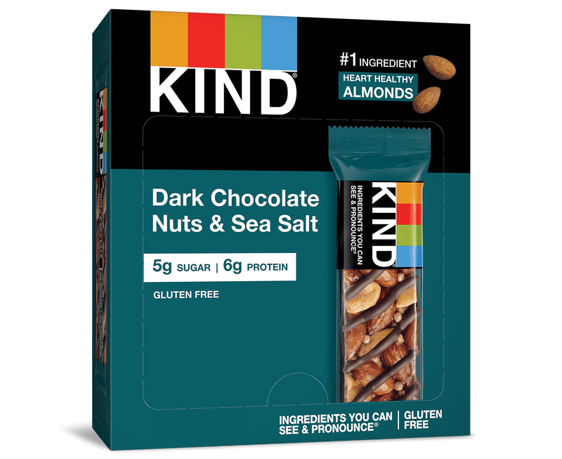 Donker worden belegd broodje Achtervolging Dark Chocolate Nuts & Sea Salt Bars | Mixed Nut Bars | KIND Snacks