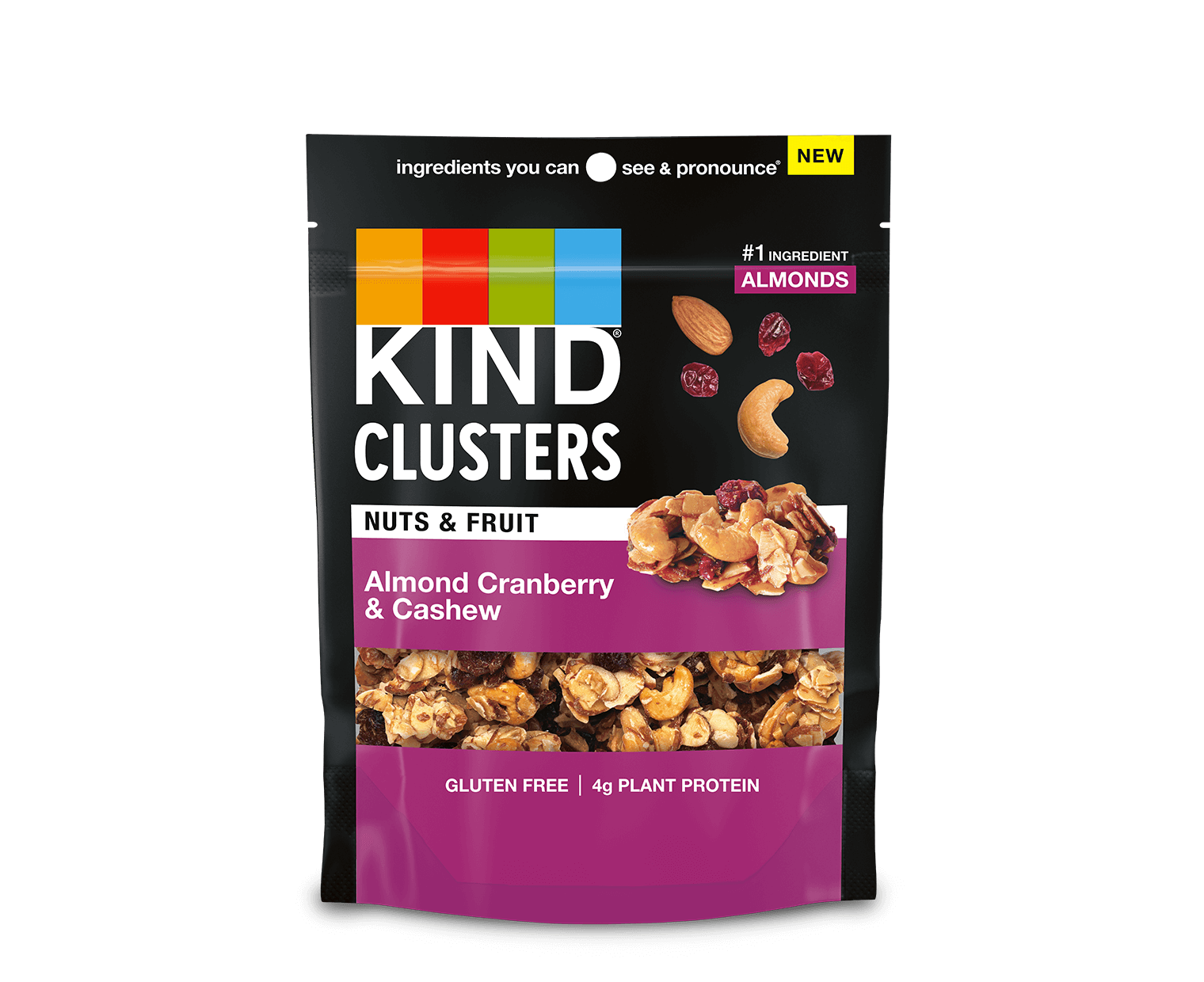 Almond Cranberry & Cashew Clusters | KIND Snacks